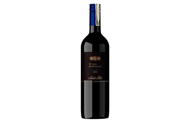 VINO SANTA RITA TRES MEDALLAS MERLOT 750