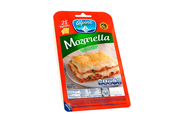 QUESO MOZARELLA ALPINA TAJADO X LB 