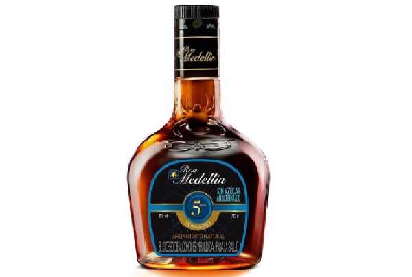 RON MEDELLIN 5 AÑOS SIN AZUCAR 750 ML