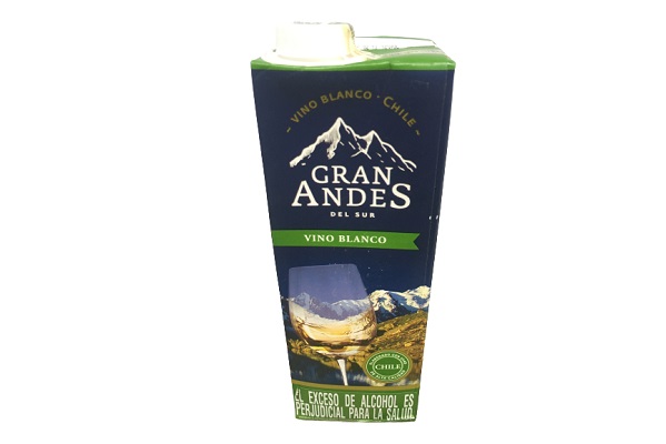 VINO GRAN ANDES BLANCO TETRAPACK 1000