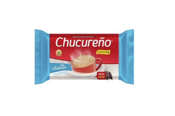 CHOCOLATE CHUCUREÑO SIN AZUCAR X 125 GR