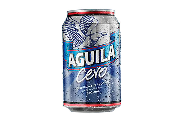 CERVEZA AGUILA CERO LATA