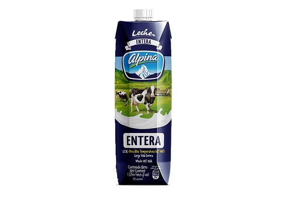 LECHE ENTERA TETRAPACK ALPINA X 1000 ML