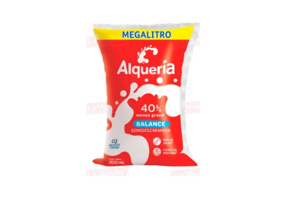 LECHE ALQUERIA SEMIDESCREMADA X 1100 ML